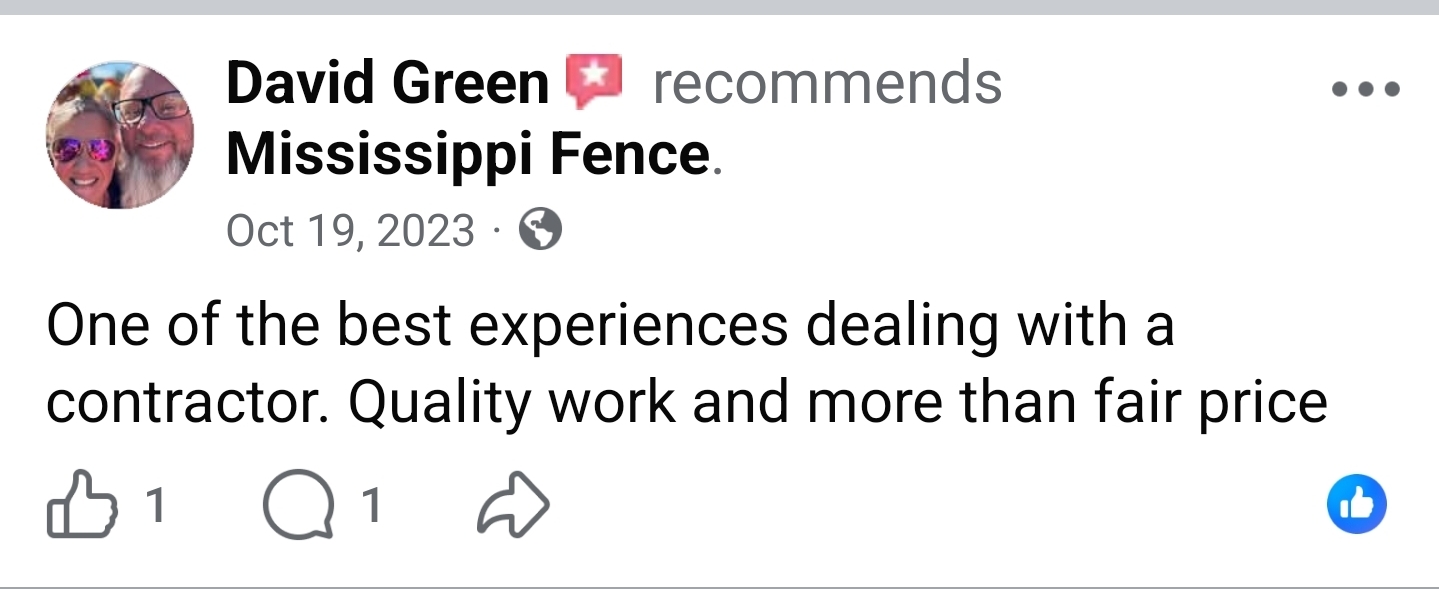 Facebook recommendation from david green